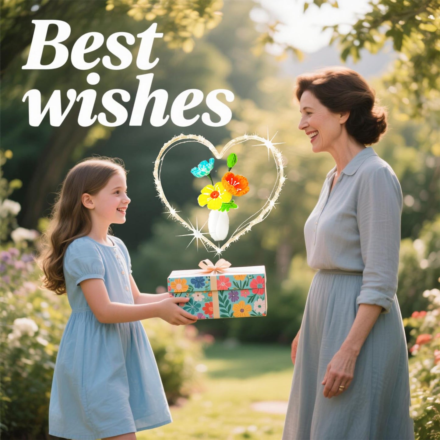 Handmade Artificial Flowers Kit with Ceramic Vase - Poppy Pipe Cleaner Bouquet for Wedding Centerpiece, Preserved Flowers Home Decor (Lasts 3-5 Years | Reshape Upon Arrival).