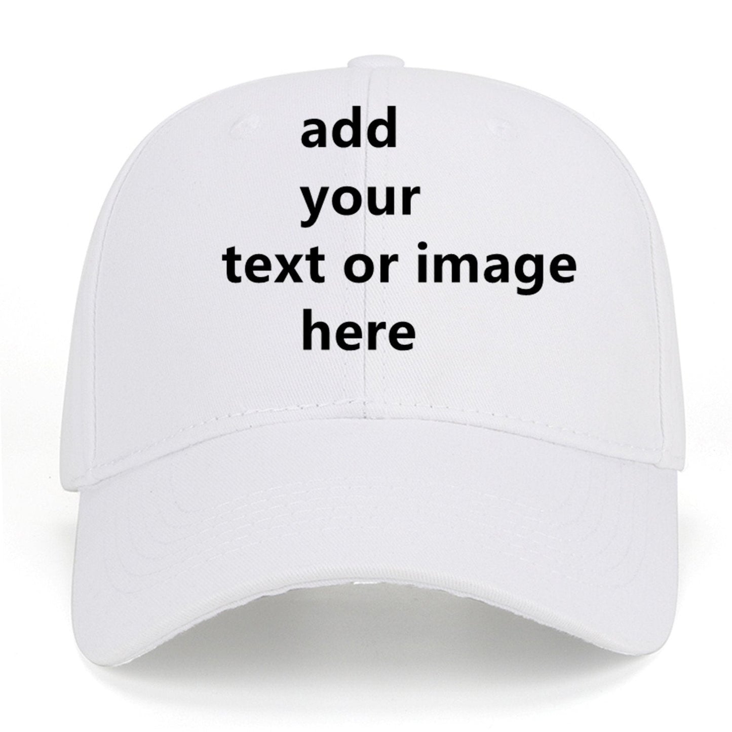 Custom Baseball Cap with Your Text,Personalized Adjustable Trucker Caps Casual Sun Peak Hat for Gifts