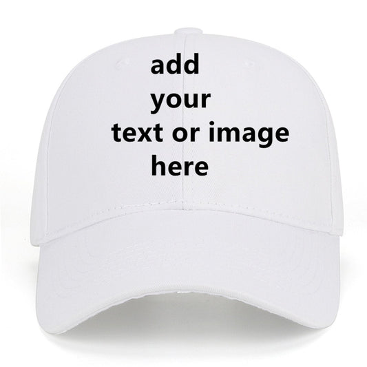 Custom Baseball Cap with Your Text,Personalized Adjustable Trucker Caps Casual Sun Peak Hat for Gifts