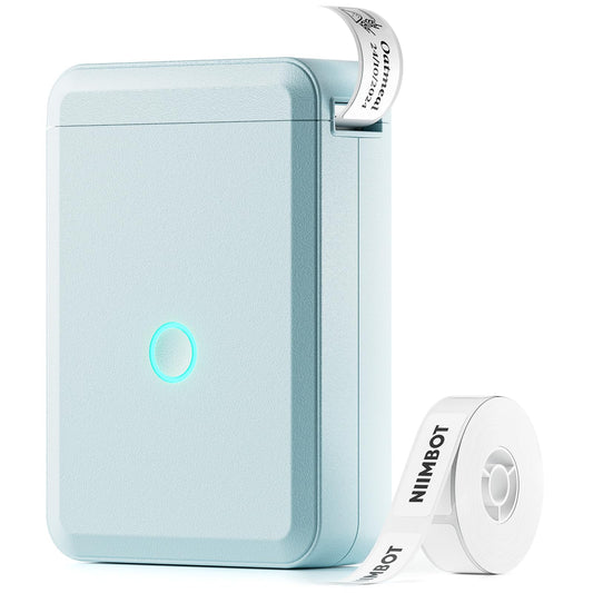 NIIMBOT Label Maker Machine D11 Label Printer Portable Wireless Connection Multiple Templates Available for Phone Easy to Use Office Home Organization USB Rechargeable