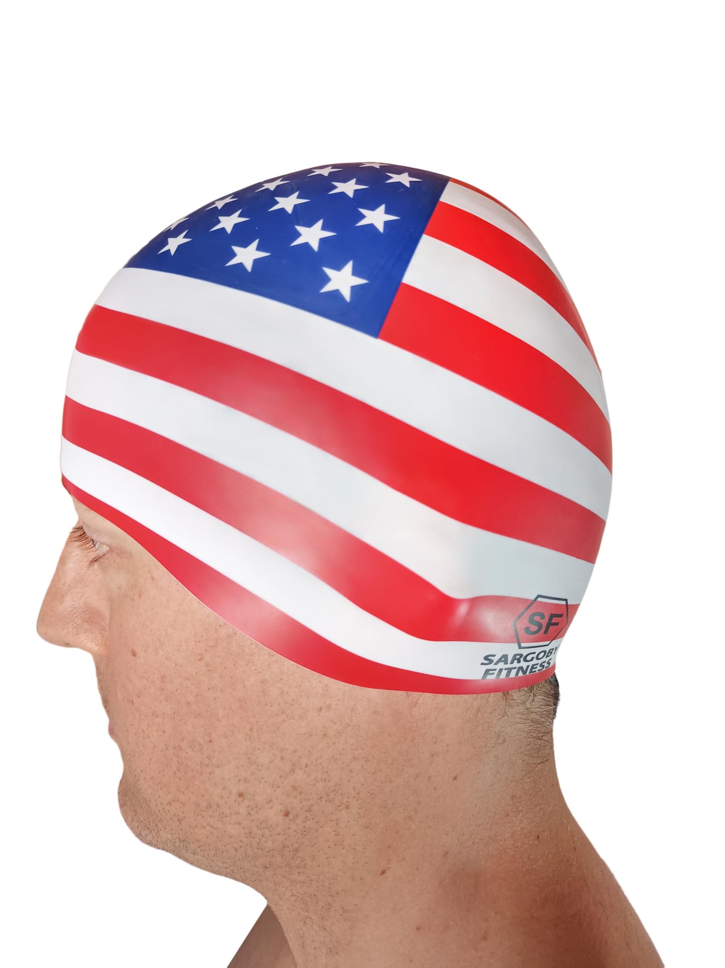 Sargoby Fitness Adult Standard Swim Cap Standard Size Designed for Competitive Swimmer or Recreational Swimmer Looking for More Speed