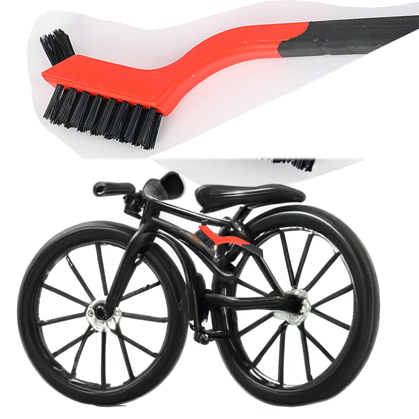 3pcs Nylon Cleaning Brushes Small Wire Brush Set for Cleaning Rust Removal in Holes