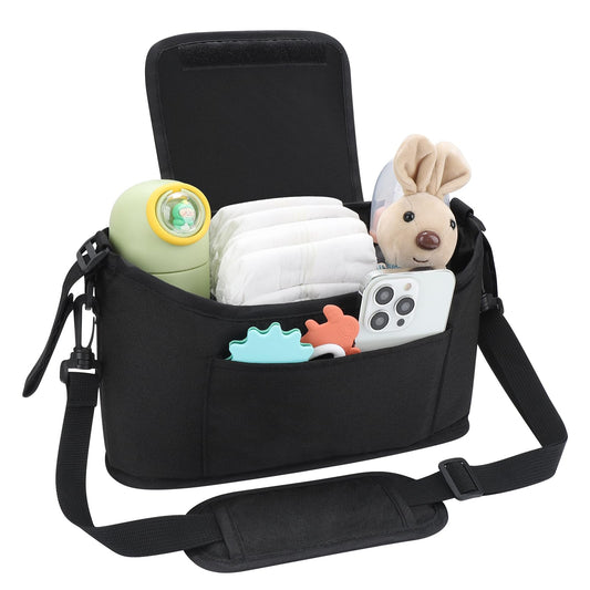 Accmor Universal Stroller Organizer, Stroller Bag Caddy Organizer, Stroller Organizer Accessories for Uppababy, Baby Jogger, Nuna, Doona, Britax Strollers