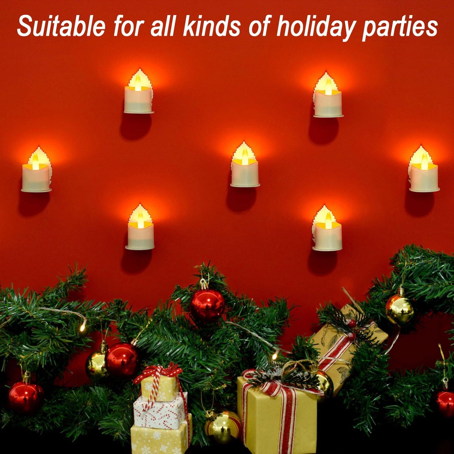 HL Flameless Candles with Remote Timer, 100+Hours Rechargeable Waterproof Battery Operated Tea Lights with Charging Base, Yellow LED Votive Floating Candles for Festival Wedding Home Party Decor-12pc