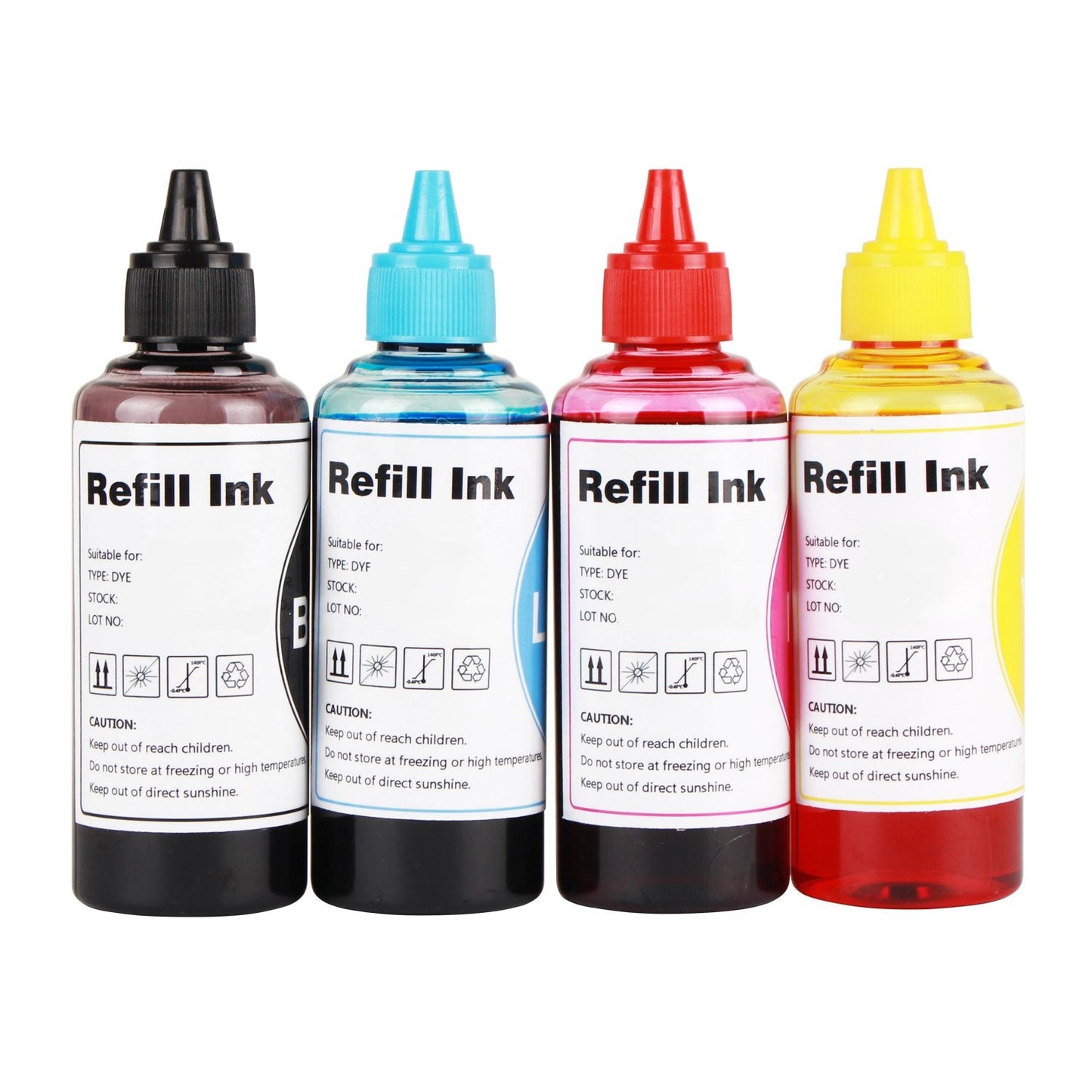 CoYlBod Regular Refill Ink for T252 T252XL120-BCS, T252XL220, T252XL320, T252XL420 Workforce WF-7710 WF-7720 WF-7210 WF-3630 WF-7620 WF-7610 WF-3640 WF-3620 for Refillable Cartridges or CISS
