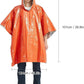 HXBER Outdoor Emergency Survival Gear Waterproof Heat Reflective Thermal Poncho Raincoat with Sleeping Bag and Tent Shelter for Camping Hiking Adventure