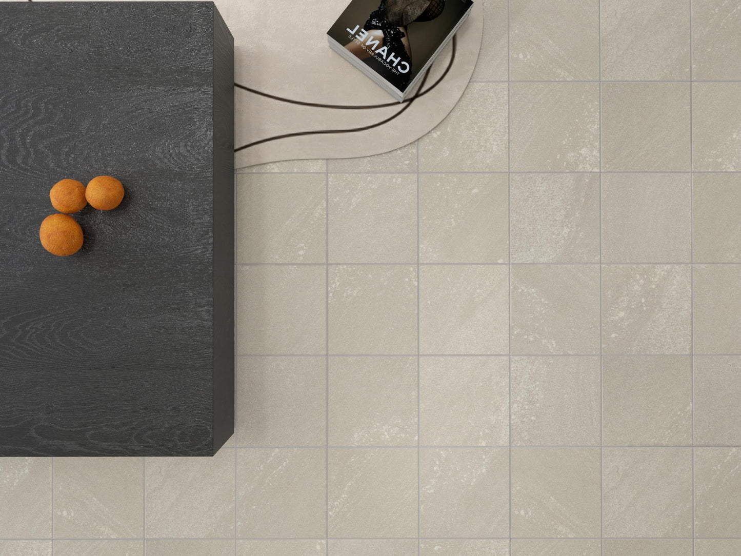 W&S 24-Sheet Peel and Stick Tile Floor, Beige Faux Stone Peel and Stick Backsplash, Rigid&Thicker Stick on Kitchen Flooring Tile, Self Adhesive Flooring for Bathroom, Living Room