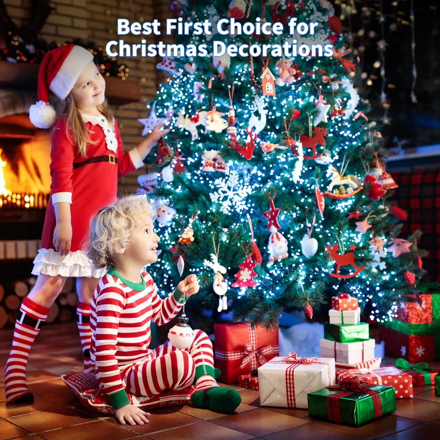 TingMiao Cool White Fairy String Lights Battery Operated LED Starry Lights 7.2ft 20 LEDs Silvery Copper Wire for Christmas DIY Decoration Wedding Party (6 Pack)