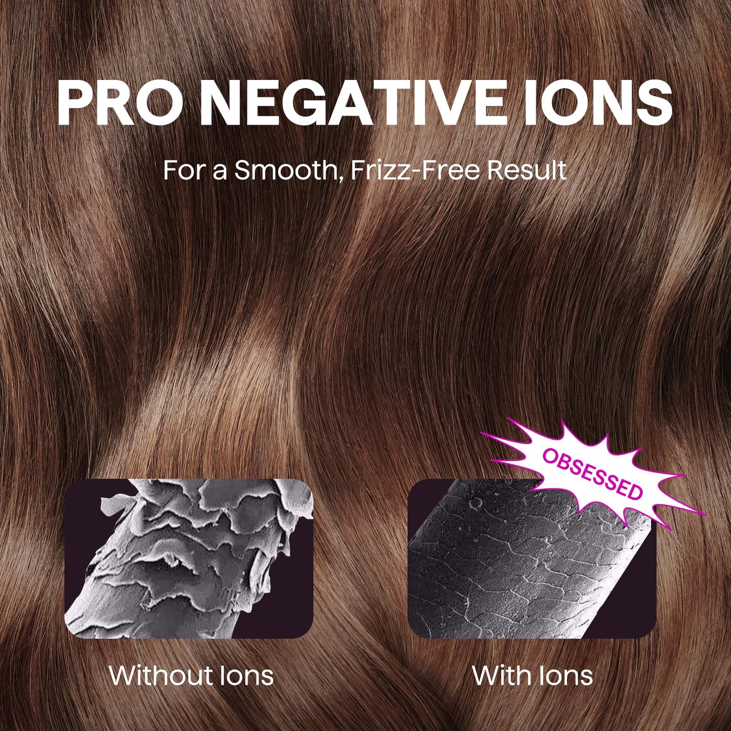 Hair Dryer, Wavytalk Turblow Pro Fast Drying Blow Dryer, High Speed Hair Dryer for Women with 110,000 RPM, Pro Negative Ions for Reduces Damage, Frizz Smoothing, 3 Speeds &3 Temps, One Cool Shot, Pink