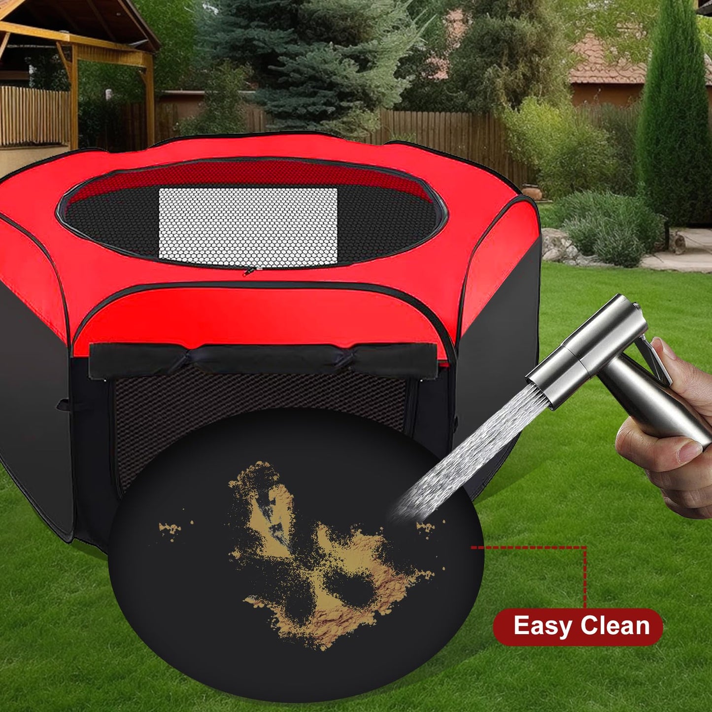 Chick Brooder Box, Chicken Brooder, Chicken House,Pop-Up Baby Chicken Pen Supplies Brooding Up to 15 Baby Chicks,Upgrade Double Door Brooder Box Starter Kit for Chick,Duck and Quail