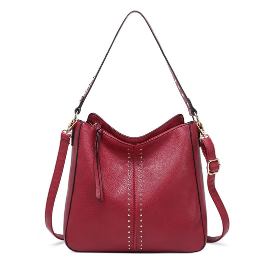 Montana West Hobo Bag for Women Designer Purses and Handbags Ladies Chic Tote Shoulder Bags,MWC-128-RD