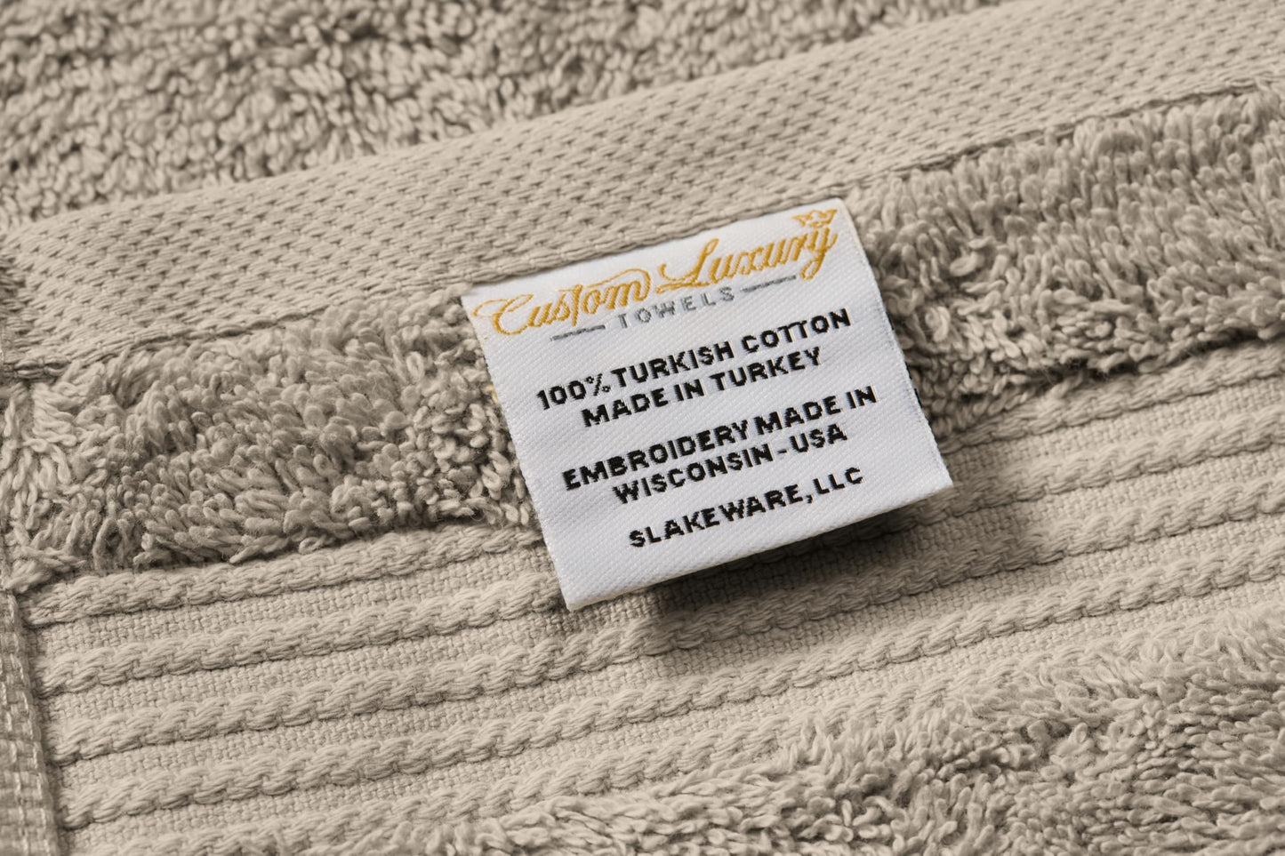 Custom Luxury Towels Monogrammed Hand Towels for Bathroom | Set of 2 | Genuine Turkish Towels | Choose Towel and Thread Color | A - Z | Monogrammed Towels with Embroidered Script Font