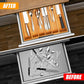 Kitchen Silverware Drawer Organizer and Storage Flatware Cutlery Utensil Holder Spice Rack Containers Bathroom Counter Cabinet Office Desk Makeup Drawer Tray Kitchen and Dining Tools Decor Accessories