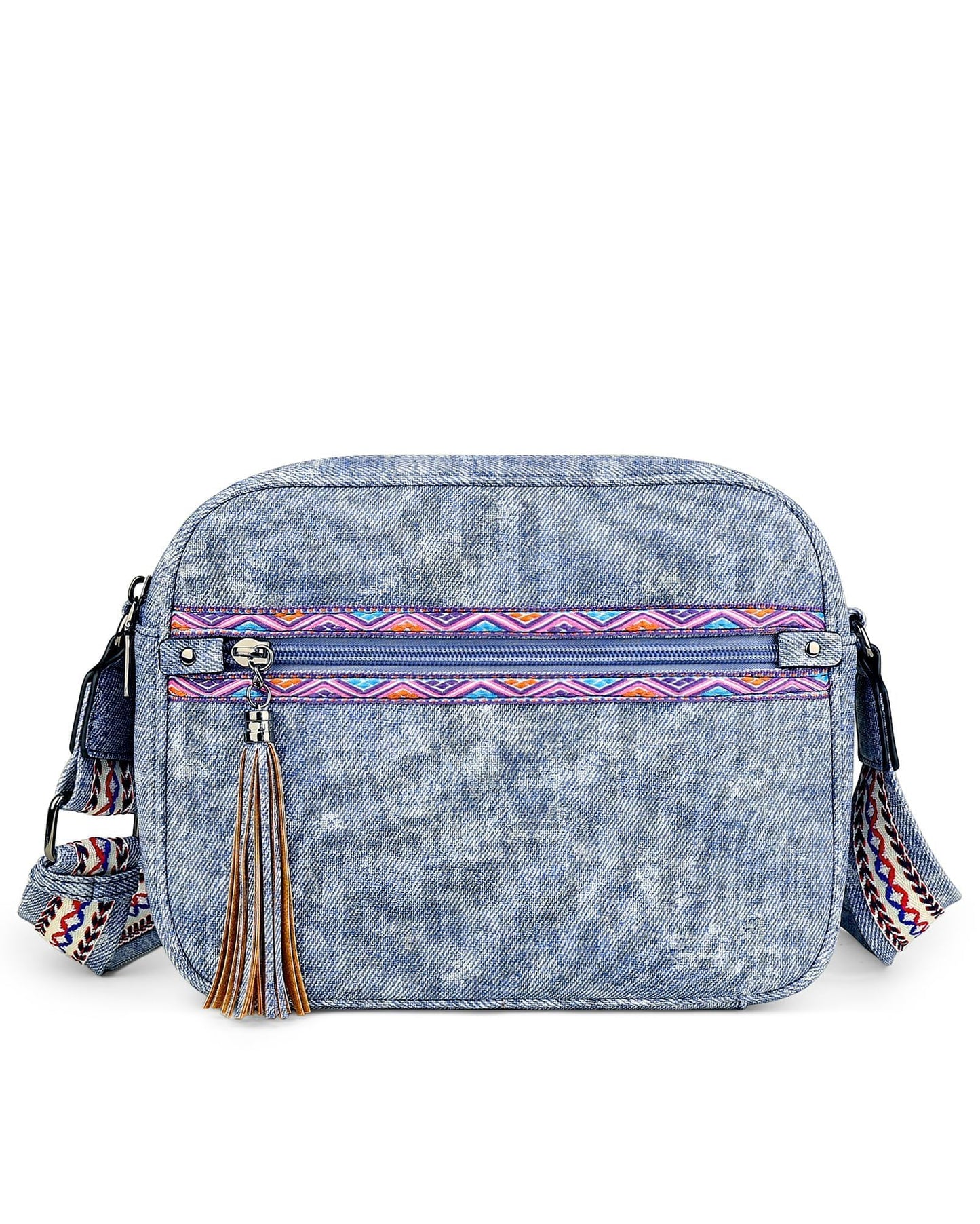 FADEON Crossbody Bags for Women Designer Vegan Leather Crossbody Purse Multi-pocket Medium Shoulder Bag with Card Slots