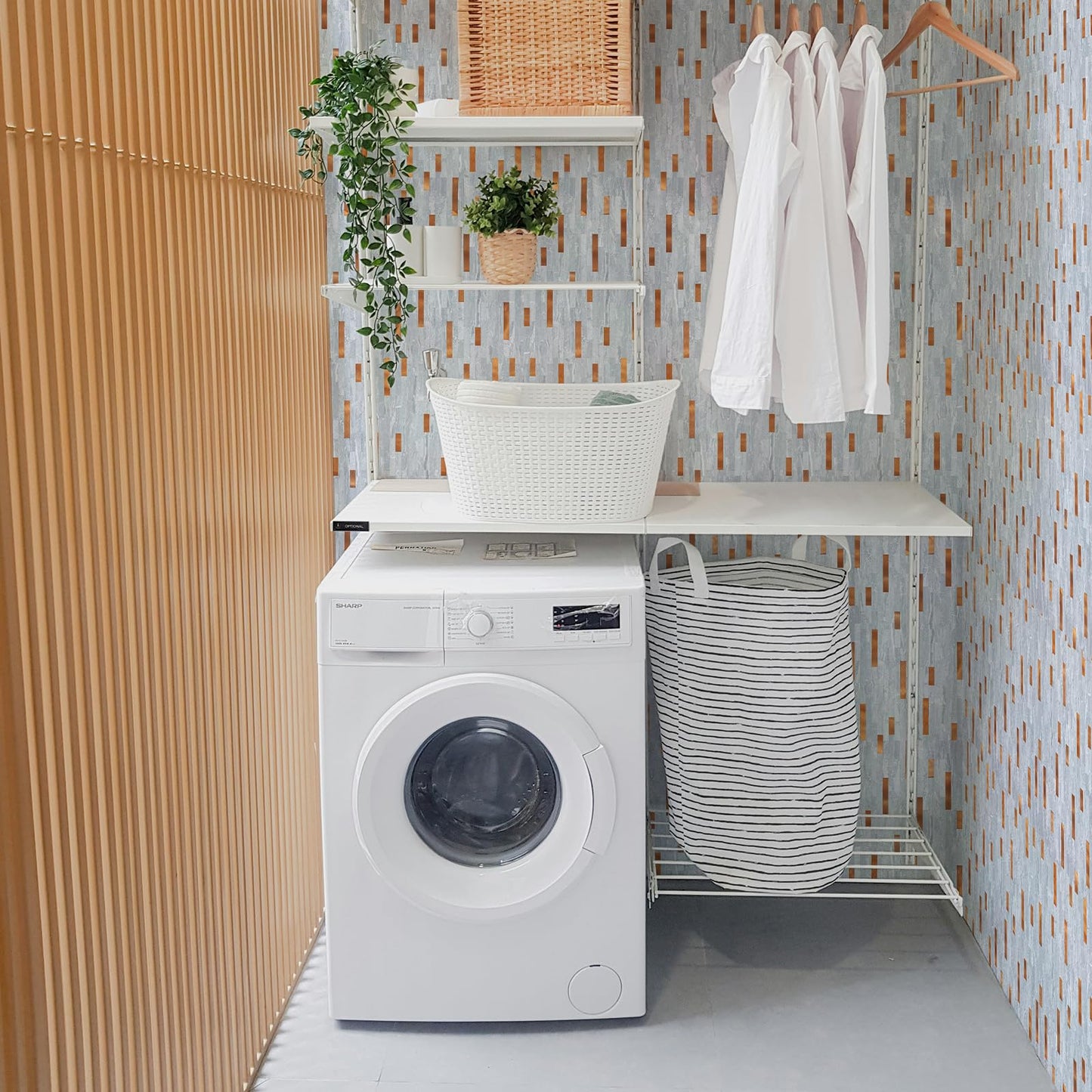 Midcard 10 Sheets Peel and Stick Backsplash PVC Wall Tile,for Kitchen Backsplash