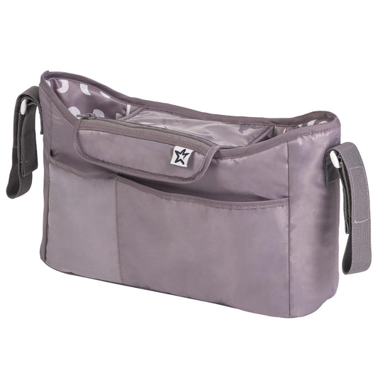 Tiny Twinkle Universal Stroller Organizer with Adjustable Strap - Waterproof Stroller Caddy Fits Baby Jogger, Nuna, Graco, Donna and Bugaboo Strollers (Luna）