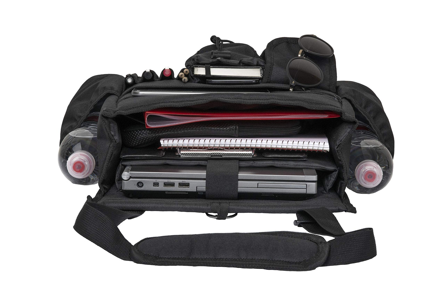 Tidify Car Front Seat Organizer [2023 UPDATED] with Dedicated Tablet and Laptop Storage Stabilizing Side Straps Soft Adjustable Shoulder Strap and Hardened Buckles Your Office Away from Office