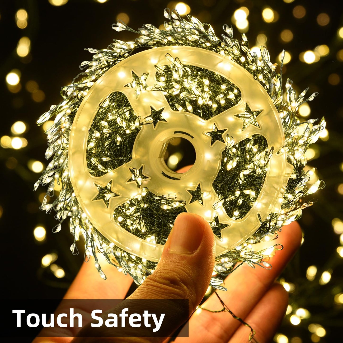 Dailyart Fairy Lights Plug in, 1000 Led Fairy Lights with Remote 75Ft Warm Light with Timer Long Twinkle Light Waterproof String Light for Bedroom Outdoor Indoor Decorative,Green Wire