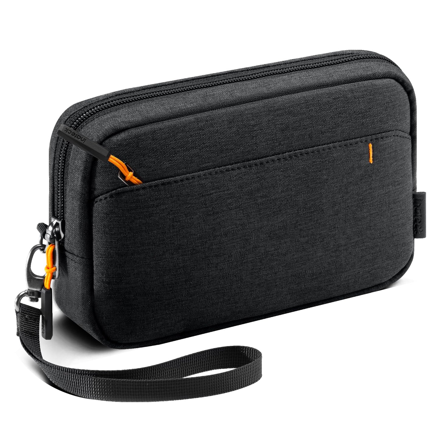 Inateck Electronics Organizer Travel Case, Water-resistant Cable Organizer Pouch, Multi-purpose Accessories Carry Case for Cord, Charger, Cables, Phone, USB Drive, Black, Medium