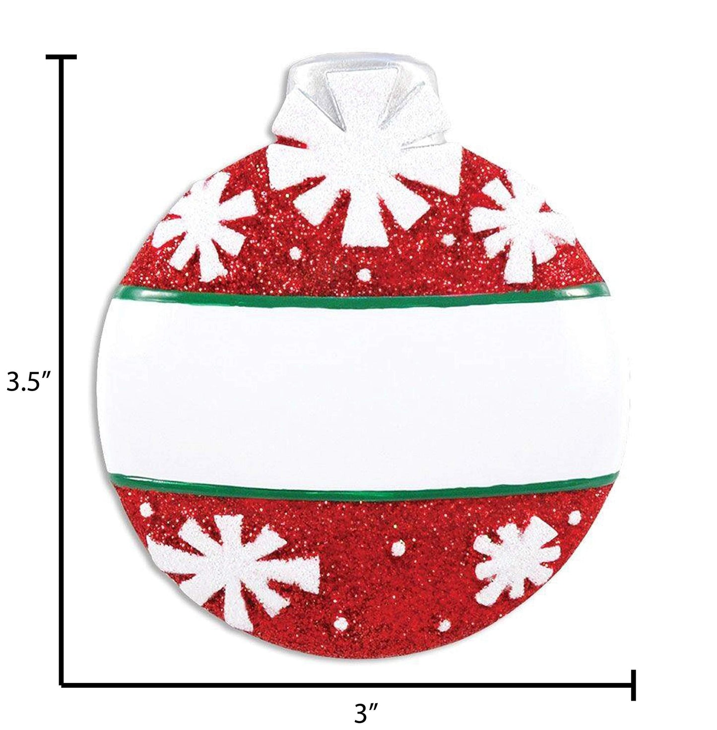 Personalized Red Ball Ornament - Snowflakes Ornaments Big Red Christmas Balls Christmas Tree Ornaments Red Christmas Ornaments Shatterproof Christmas Ornaments Christmas Ball Ornaments by Elves