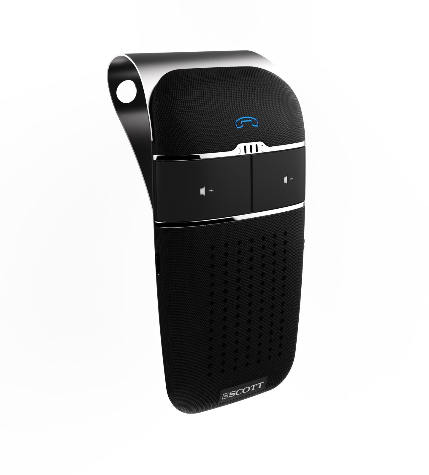 Emerson Radio HH Scott Bluetooth Hands-Free Car Speakerphone, Magnetic Phone Mount, S100103, Black