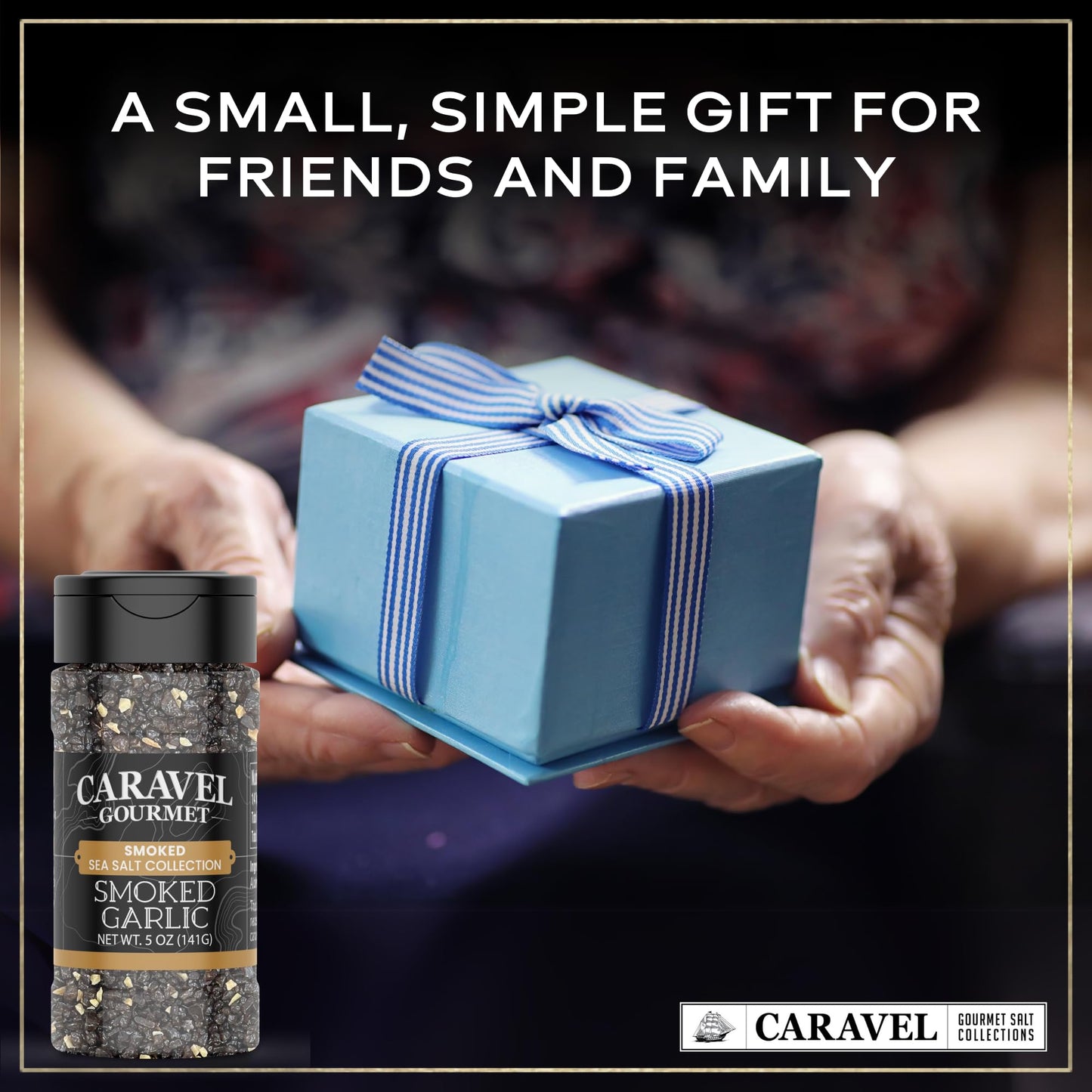 Smoked Garlic Sea Salt - 5 oz Shaker