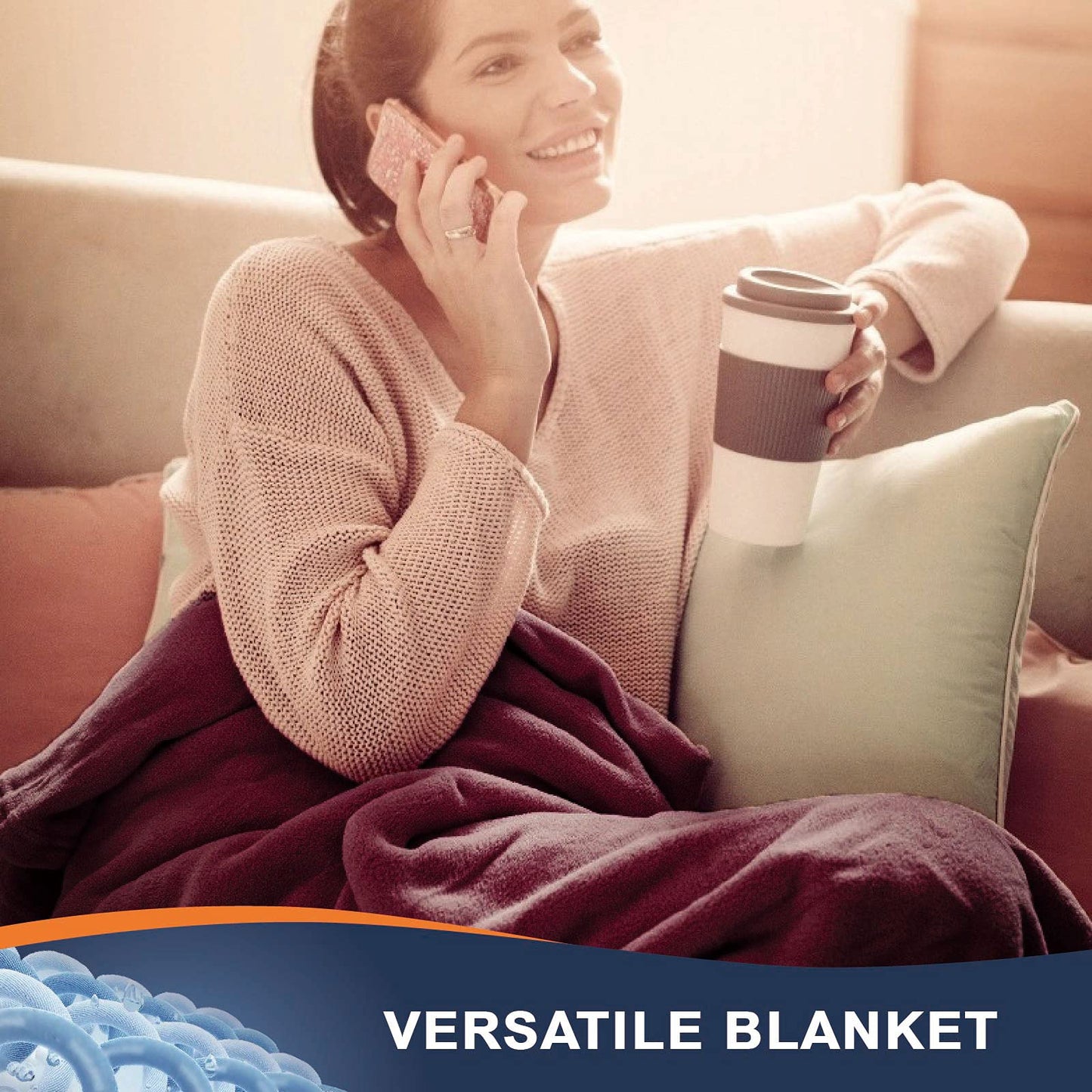 Walensee Burgundy Red Fleece Blanket Plush Throw Fuzzy Lightweight (Throw Size 50x60 Burgundy) Super Soft Microfiber Flannel Blankets for Couch, Bed, Sofa Ultra Warm and Cozy for All Seasons