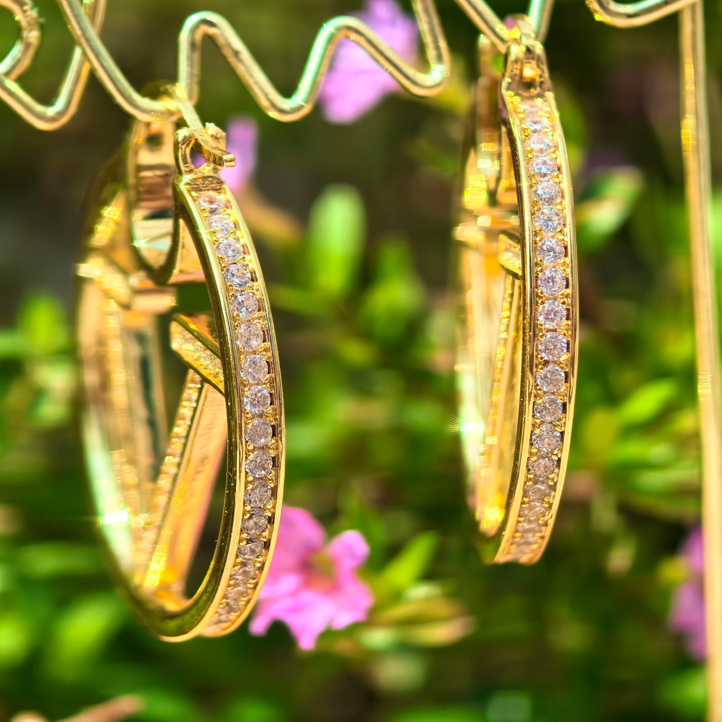 18K Gold Luxury Letter Earrings for Women and Sisters | Valentines, Birthday Gifts, Elegant Accessories for Any Occasion (Luxury V Earrings)