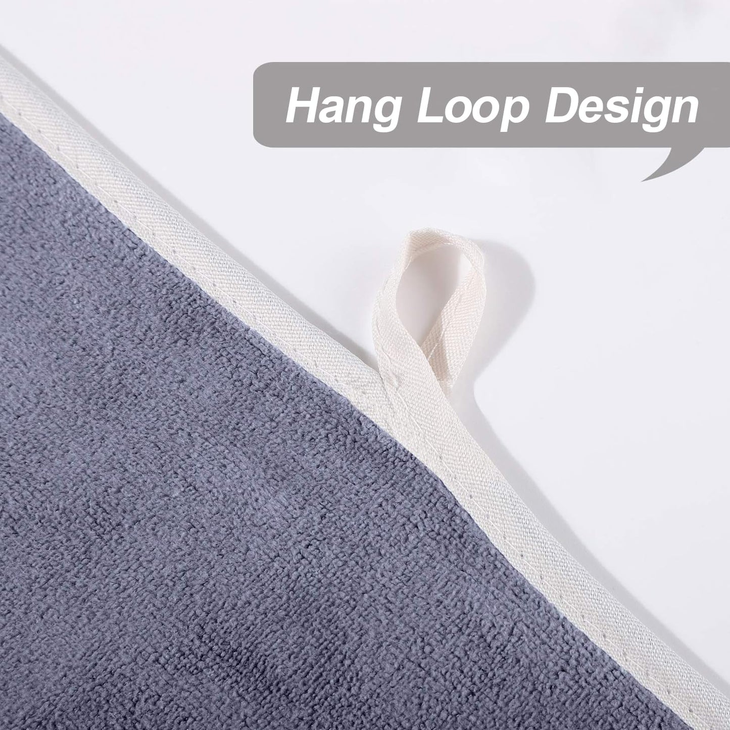 BOBOR Gym Towels Set, Microfiber Sports Towel for Men and Women, Super Soft and Quick-Drying 3-Pack Set Towel, for Tennis, Yoga, Cycling, Swimming (1Blue+1Purple+1Gray, 14" x 29")