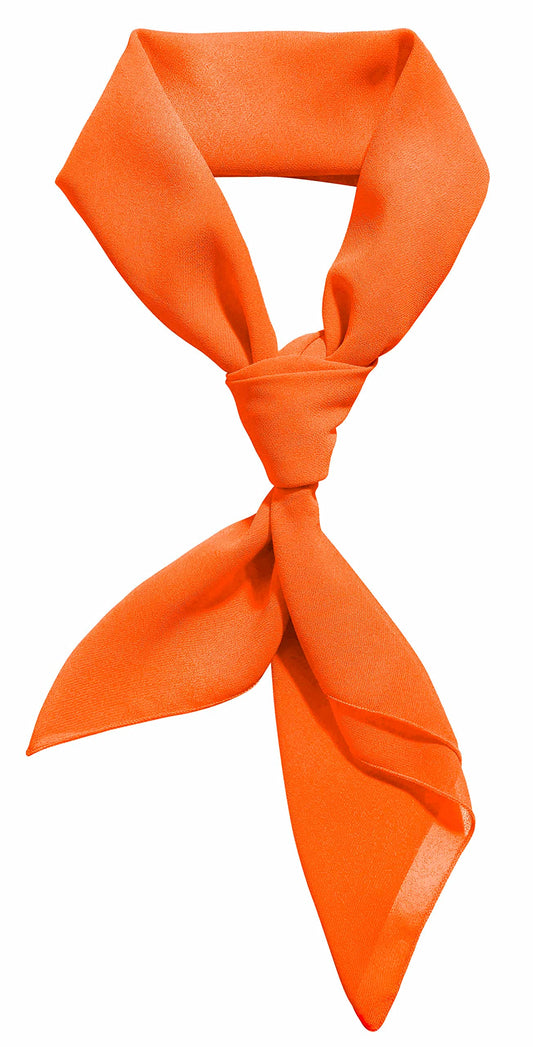 Comsite Chiffon Scarf Ribbon Neck Scarf Square Handkerchief 23"x23" 26"x26" 30"x30"