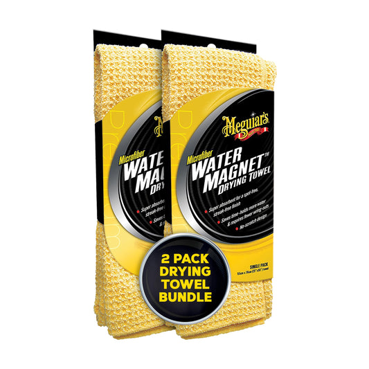 Meguiar's Water Magnet Microfiber Drying Towel, Premium Car Wash Microfiber Towel That’s Super Plush, Water Absorbent & Scratch-Free Big Microfiber Towels for Cars, 1 Pack