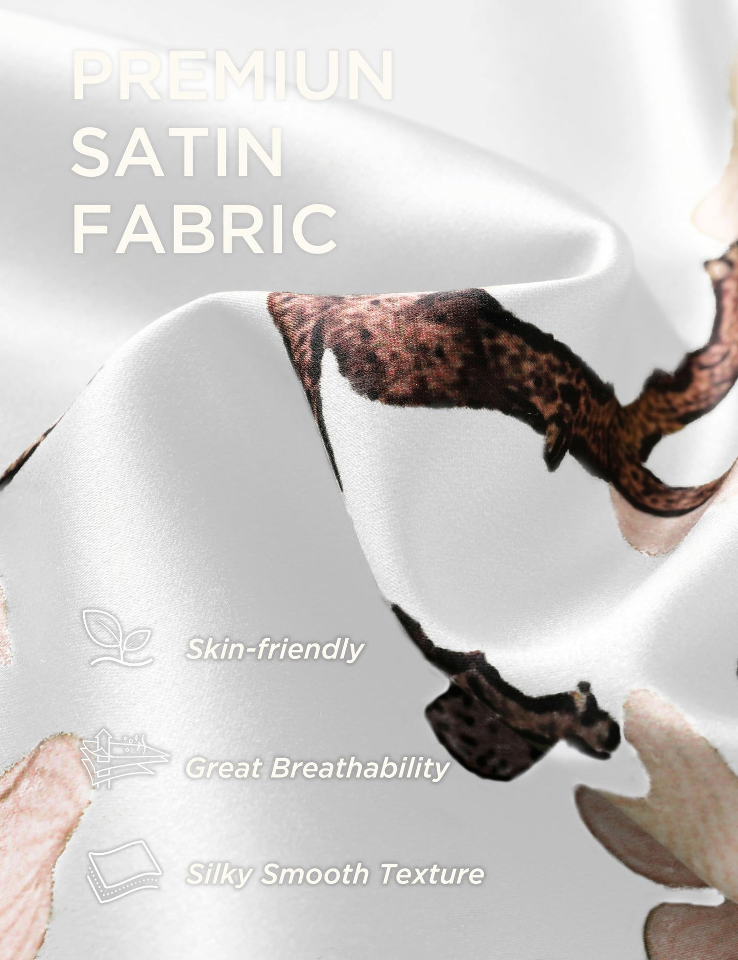 BABEYOND Kimono Robe Cover up with Box Long Floral Satin Sleepwear Silky Bathrobe Bachelorette Robe