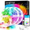 DAYBETTER Led Strip Lights 200 ft (2 Rolls of 100 ft) Ultra Long Smart Light Strips with App Voice Control Remote, RGB Music Sync Color Changing Lights for Bedroom, Kitchen, Party,Home Decoration