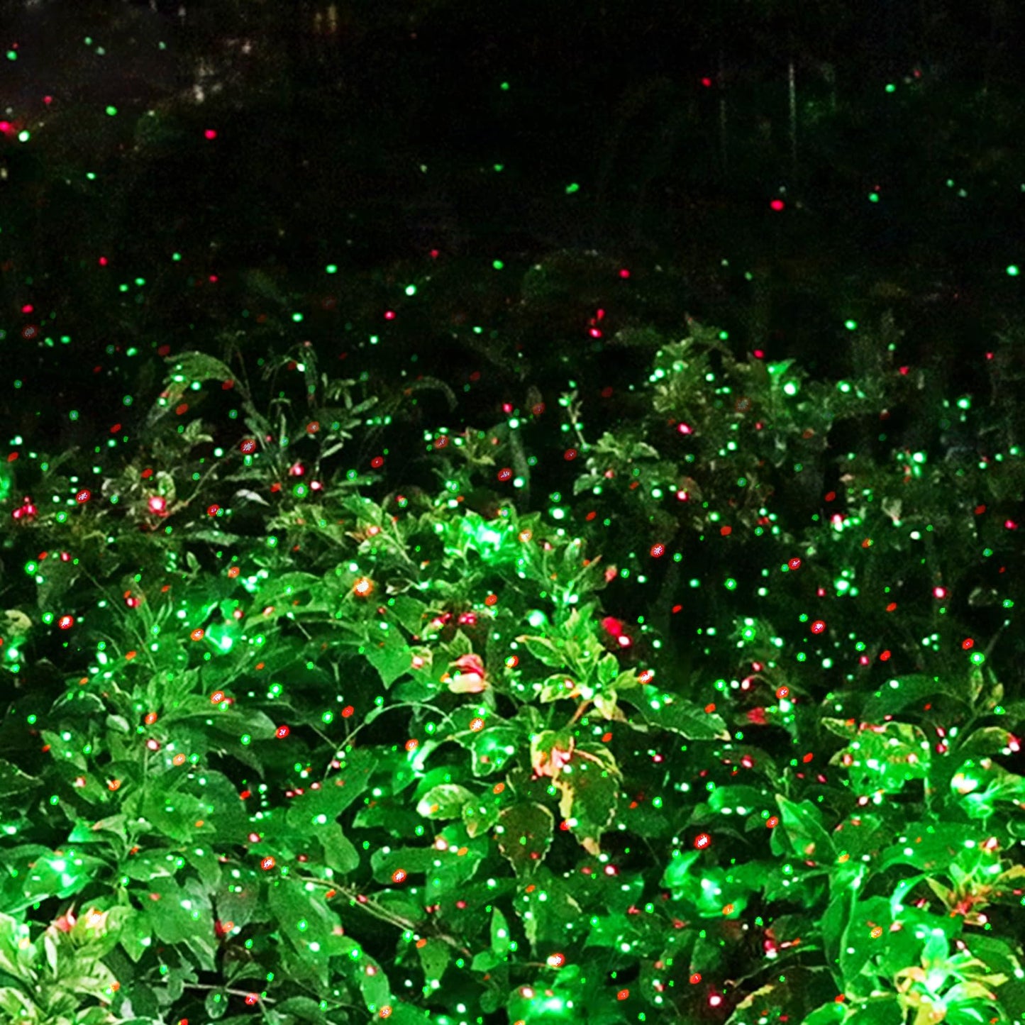 HERHOTER Christmas Laser Lights Outdoor,Red and Green Moving Outdoor Laser Light, Waterproof Garden House Decoration Laser Christmas Lights