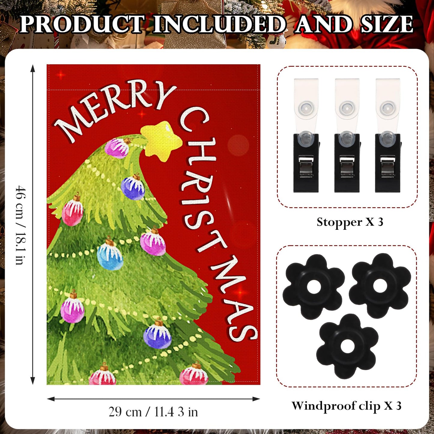 3Pcs Winter Garden Flag Lighted Decorations Welcome Winter Snowman Garden Flag Sign with LED Double Sided Happy New Year 2025 Merry Christmas Lawn Flag Decor for Outdoor Holiday Favor Gifts Supplies