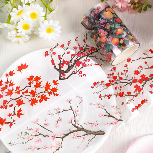 Junk Journal PET Tape - Blue Ocean Wave Scrapbooking Supplies Journaling Tape, Ocean PET Stickers for Journaling Decor