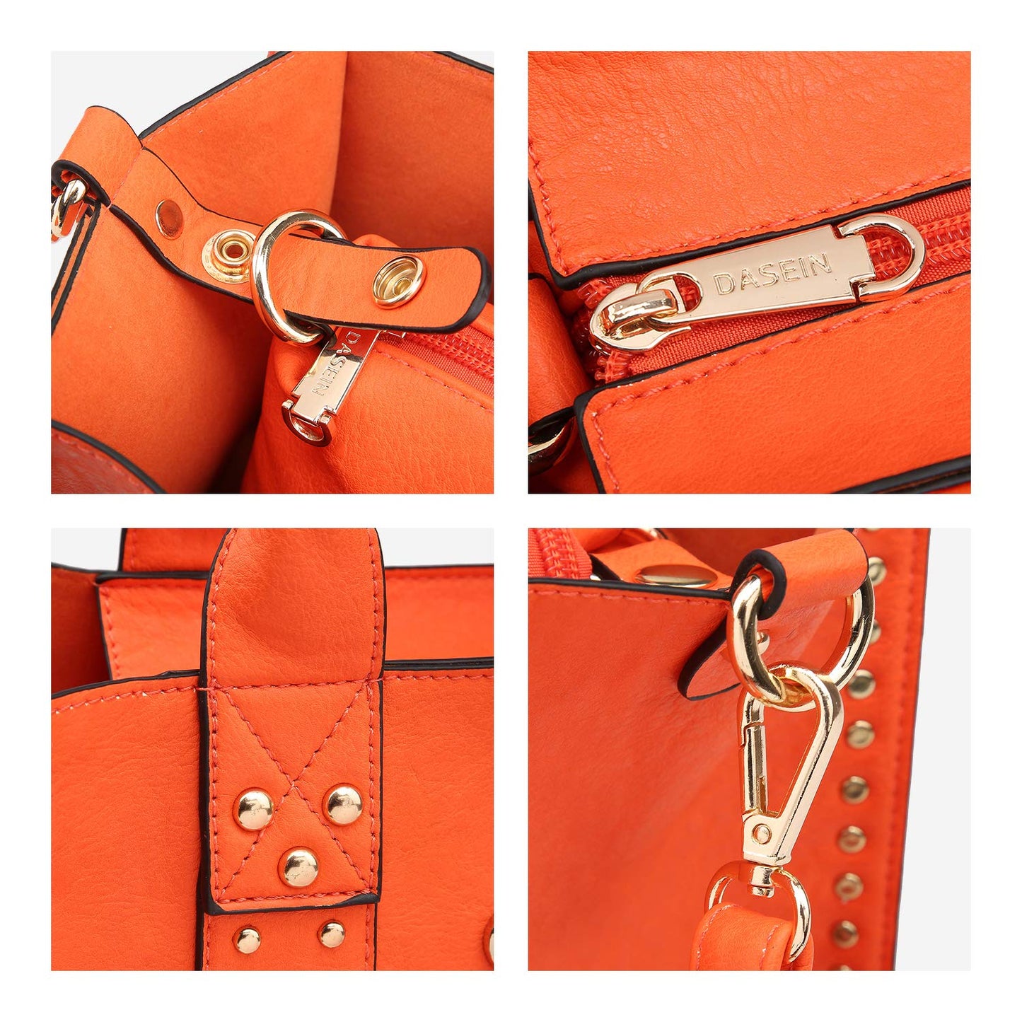 Dasein Purses Handbags for Women Tote Wallet Set Top Handle Satchel Shoulder Hobo Bag 3pcs