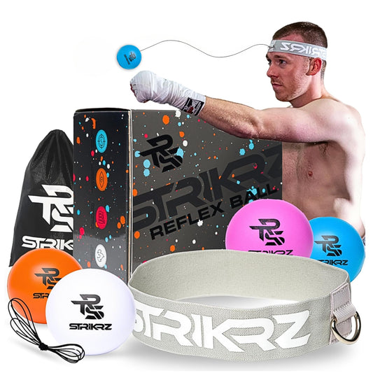 STRIKRZ Boxing Reflex Ball Boxing Training | Boxing Game | Punching Ball | Boxing Ball | Boxing Trainer | Boxing Speed Ball | Hand Eye Coordination Training | Punch Ball