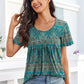 Anymiss 2025 Womens Spring Tunic Tops Summer Casual Dressy Short Sleeve Loose Fit T Shirts 2XL
