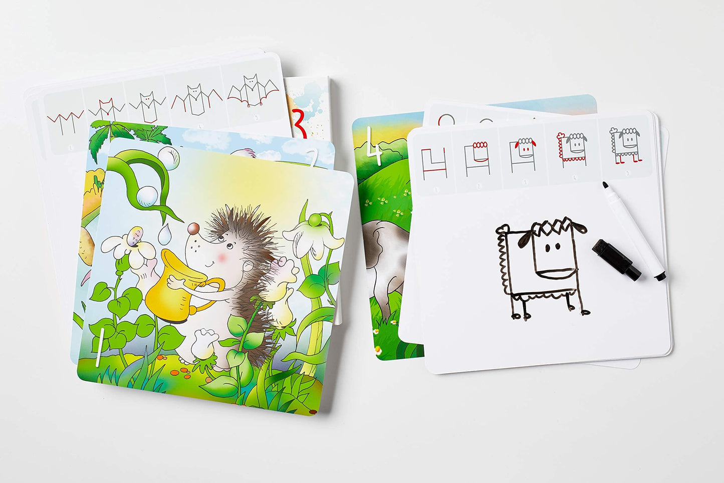 MD CREATIVE Learning Activity - Drawing with Numbers Educational Game, Perfect for Kids, Preschoolers Who Love Toys, Art and Craft Activities, Gifts for Girls and Boys Ages 3, 4, 5, 6