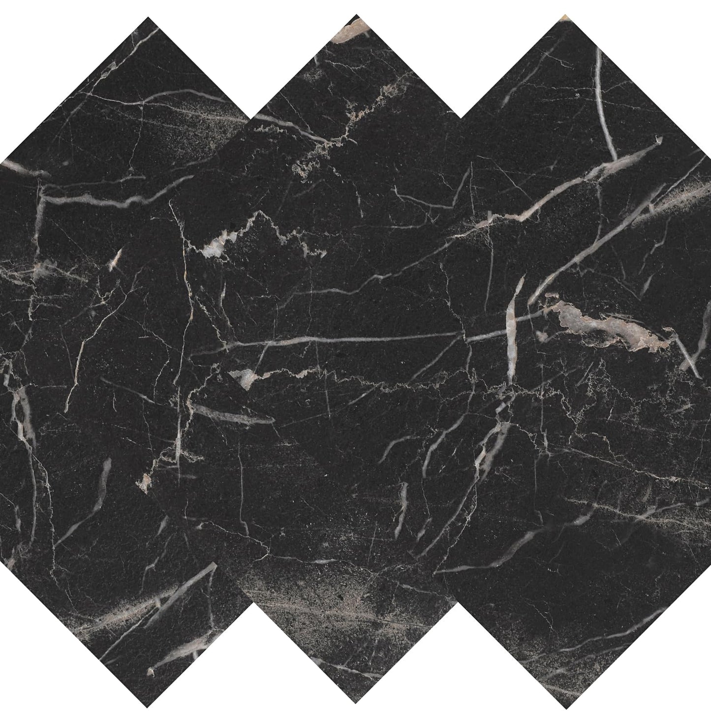 Decotalk 30-Sheet Peel and Stick Flooring Tile Floor Black Floor Tile for Bathroom Kitchen 12x12 Inch Black Marble Tile Floor Shower Floor Tile Self Adhesive Floor Tile Vinyl Peel and Stick Floor Tile