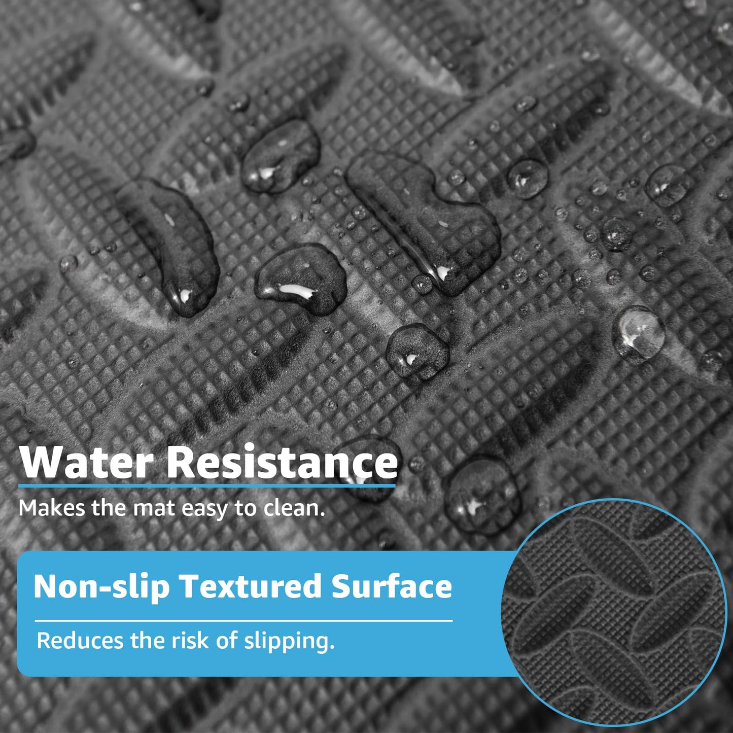 Art3d Eva Puzzle Exercise Mats, 1/2” Thick Foam Interlocking Tiles for Gyms, Flooring, Workout, Gym Equipments, Pack of 6