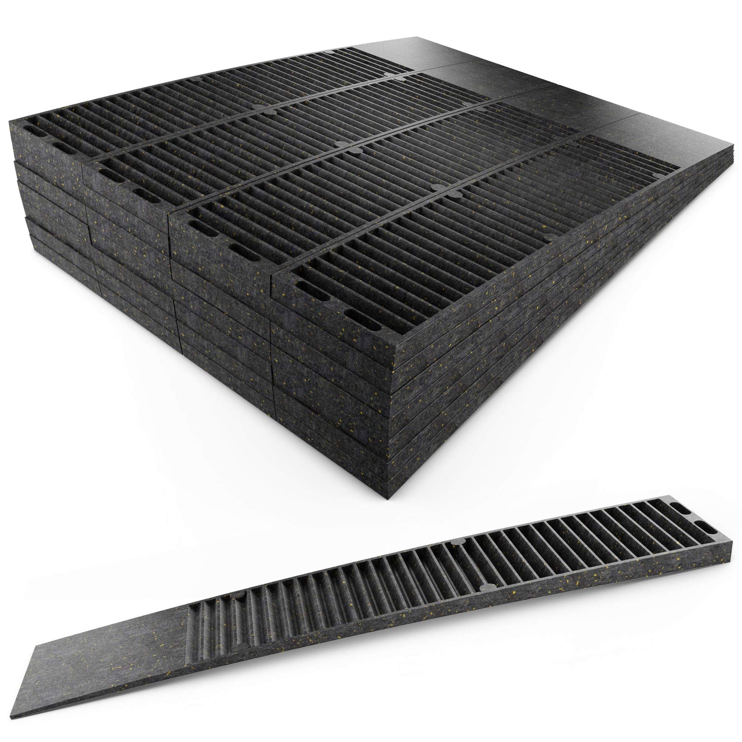 Never-Rot 7.75 Inch Composite Shims, 12 Pk. Home Improvement DIY Levelers, Extreme Weight Capacity, Weather Resistant, Easy to Break & Perfect for Doors, Windows, & Sheds.