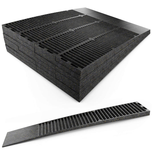 Never-Rot 7.75 Inch Composite Shims, 12 Pk. Home Improvement DIY Levelers, Extreme Weight Capacity, Weather Resistant, Easy to Break & Perfect for Doors, Windows, & Sheds.