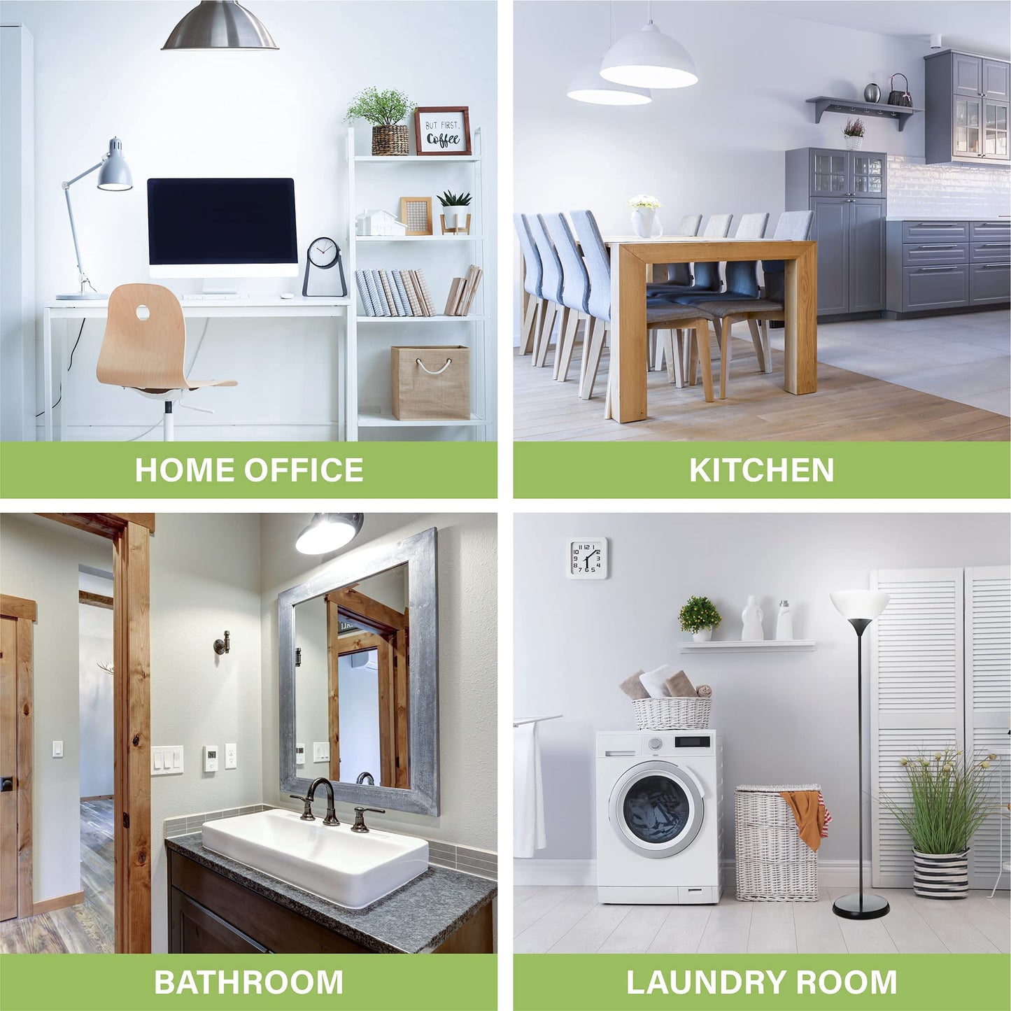 Sigalux 60W Equivalent A19 LED Light Bulb, Daylight Led Light Bulbs 5000K 800LM E26 Medium Base, Non-Dimmable LED 9.5 Watt Standard Light Bulbs, UL Listed, 10 Packs