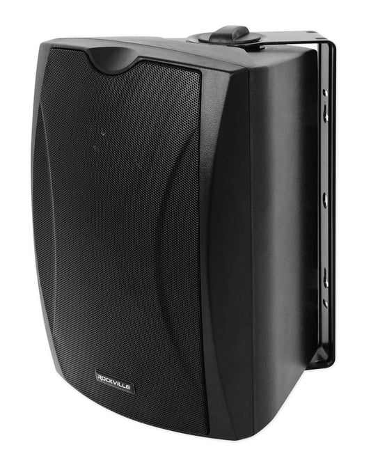 Rockville WET-6B 70V 6.5" IP55 Commercial Indoor/Outdoor Wall Speaker - Black