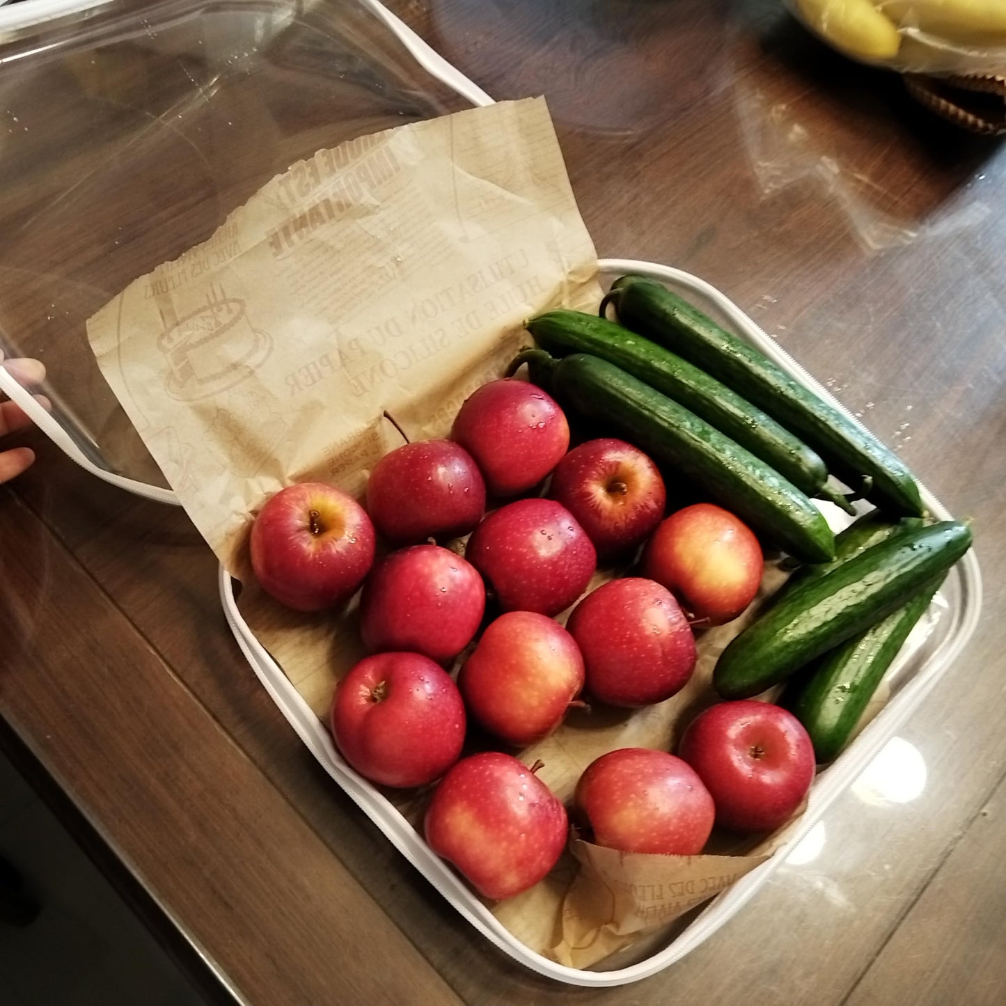 3 Pack Clear Hard Shell Zipper Case, Plastic Storage Pouch Bags With Zipper (Clear, Small+Medium+Large)