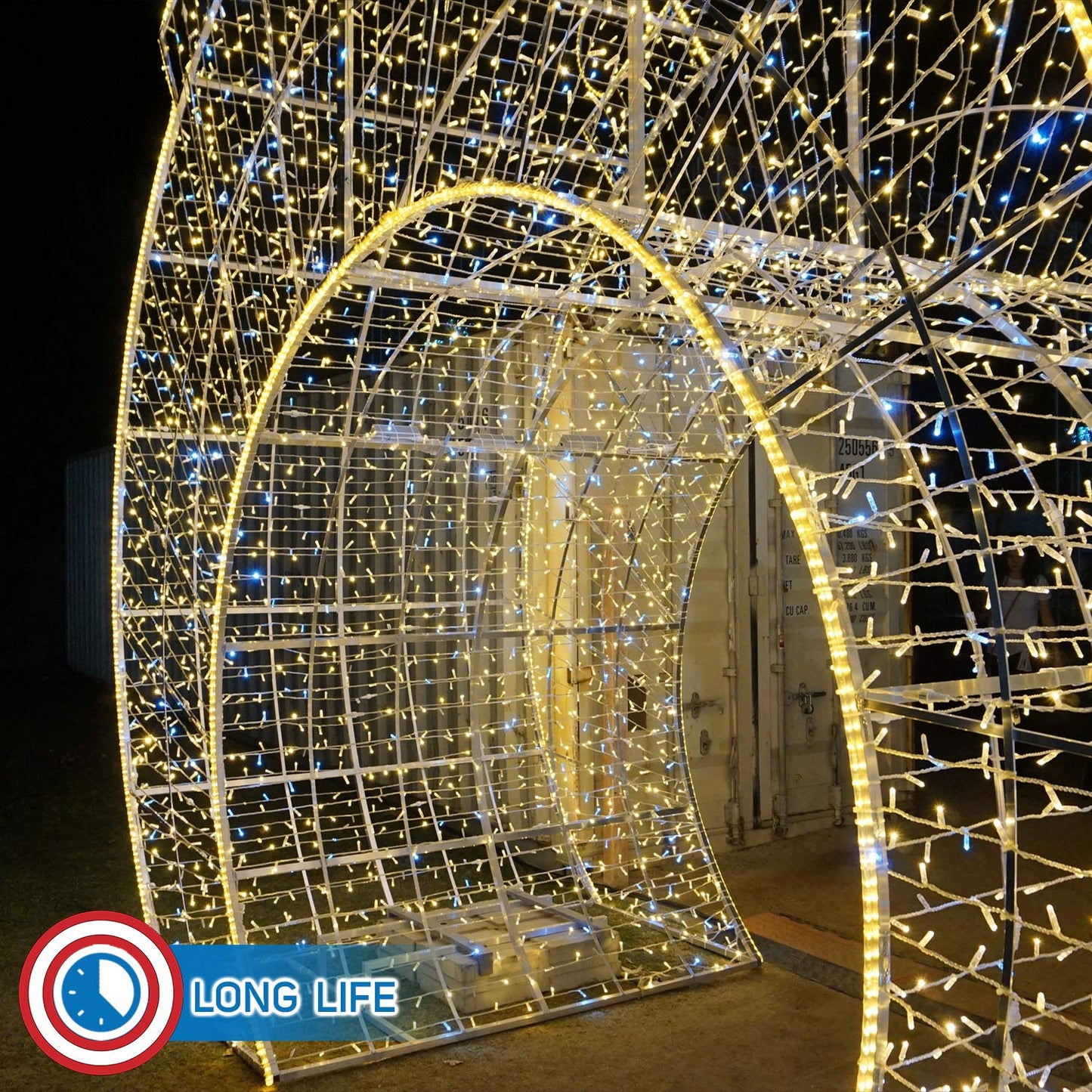 Russell Decor LED Rope Lights Festival Holiday Party Seasonal Christmas Decoration 30ft - 200ft Customized Available (Warm White, 30)