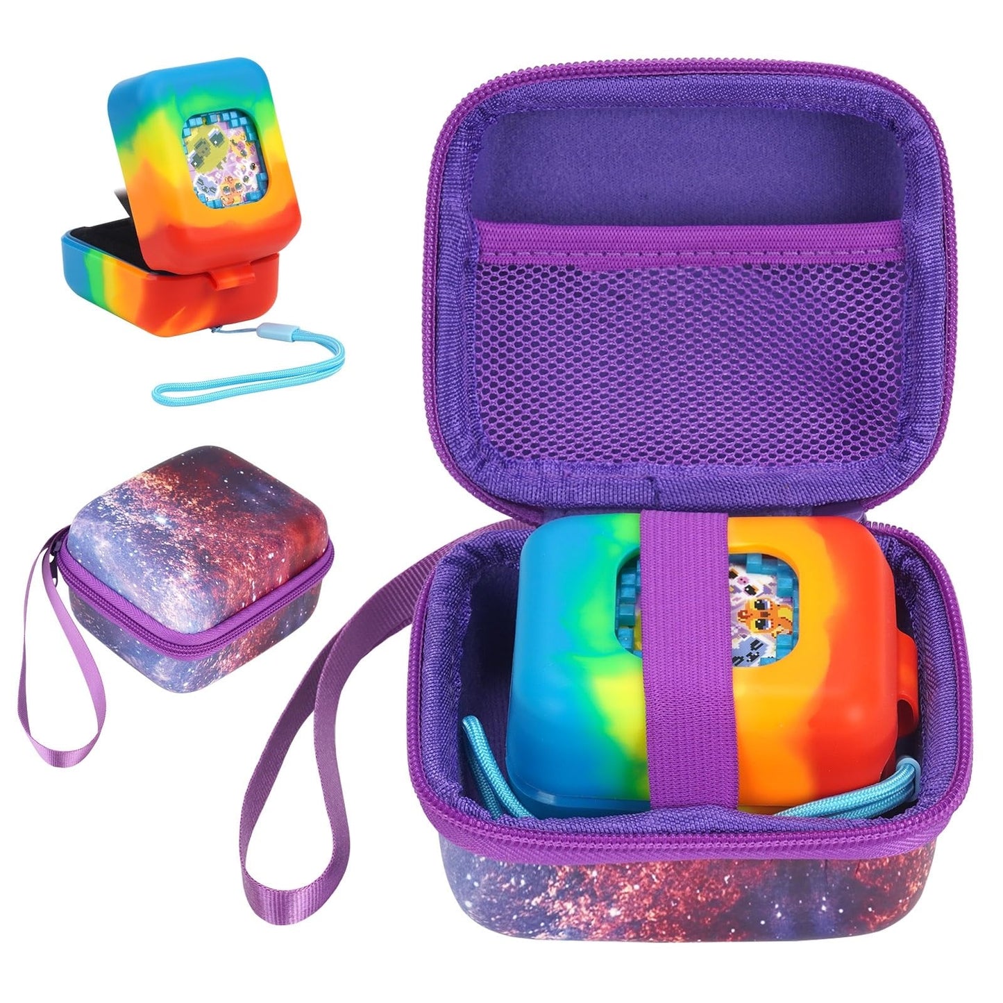 YouKnow Silicone Cover for Bitzee Disney Interactive Toy Digital Pet and Accessories Protective Case (Blue)