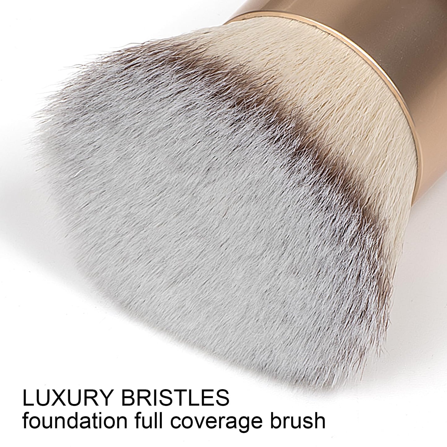 Matto Foundation Brush for Liquid Cream Makeup, Flat Top Cosmetic Brush, Premium Makeup Brush, Tanner Brush, Mineral Powder Buffing, Blending, Stippling Makeup Tools